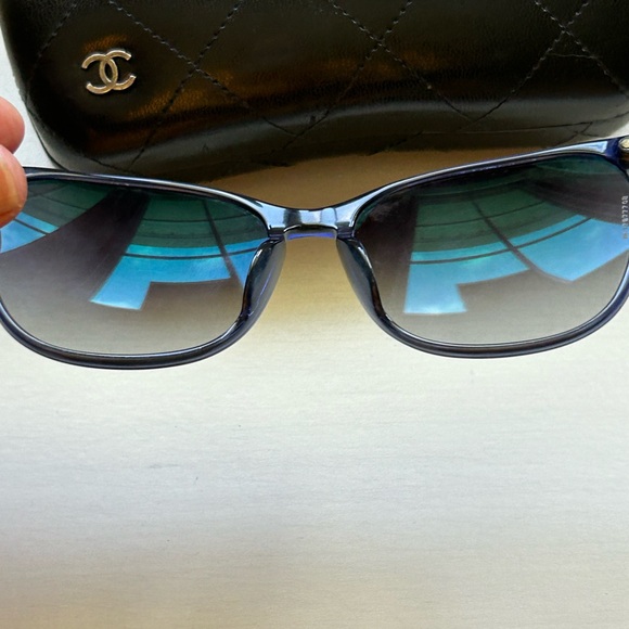 Chanel CC blue sunglasses FINAL $ FIRM - Picture 7 of 9